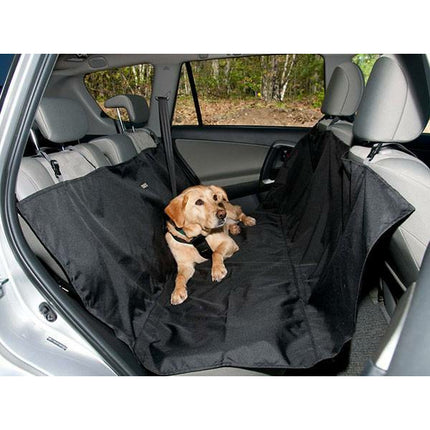Honden achterbank beschermhoes voor in de auto 144 x 144 cm zwart