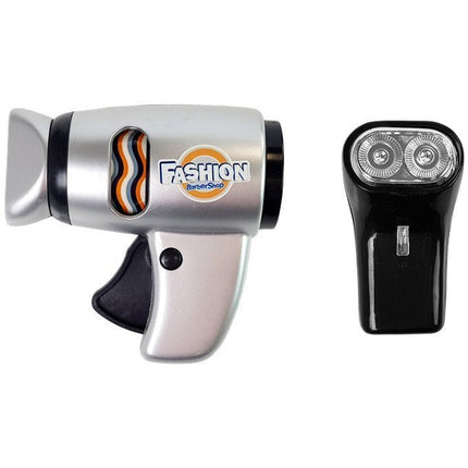 Barbershop speelgoed kapper set met föhn, tondeuse en accessoires