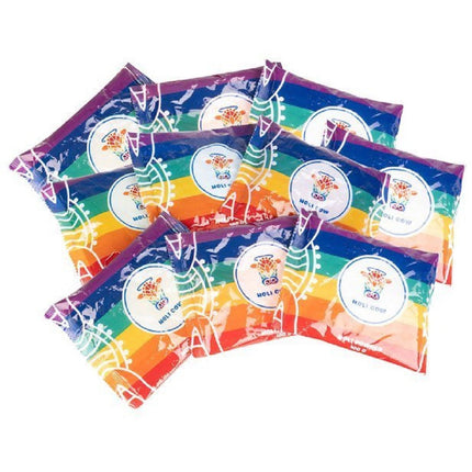 Holi cow 10 x 100 gr gekleurde holi poeder voor festivals en evenementen - Colour run powder