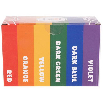 Holi cow 6 x 100 gr gekleurde holi poeder voor festivals en evenementen - Colour run powder
