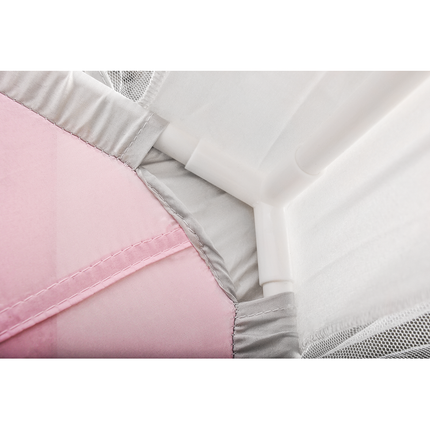 Kruzzel speeltent Princess 140 x 70 x 70 cm  wit /grijs - kinder tent tipi voor binnen en buiten huis