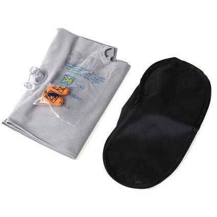 Reis benodigdheden set 3 stuks, nek croissant, oordopjes en oogmasker