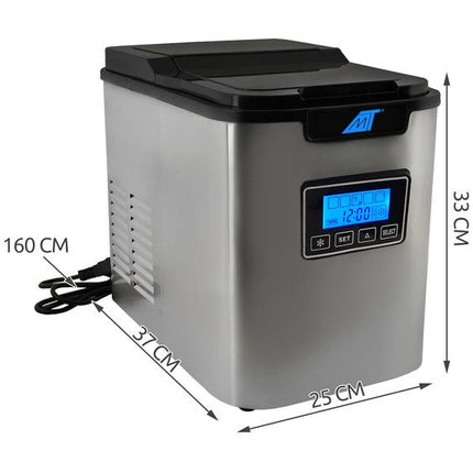 Malatec Professionele Ice Maker - IJsblokjesmachine - IJsblokjes - IJsmachine - IJsblokjesmaker - Ice cube maker - IJsklontjes - IJsklontjes maker - Draagbare elektrische ijs machine