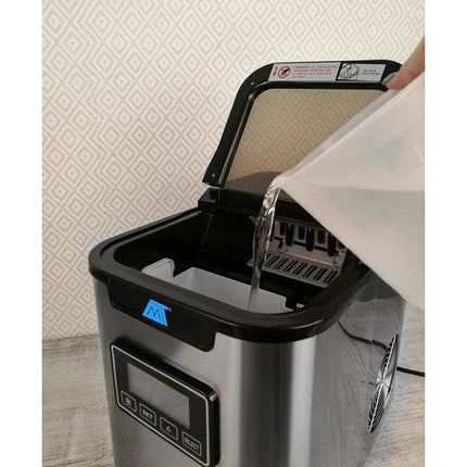 Malatec Professionele Ice Maker - IJsblokjesmachine - IJsblokjes - IJsmachine - IJsblokjesmaker - Ice cube maker - IJsklontjes - IJsklontjes maker - Draagbare elektrische ijs machine