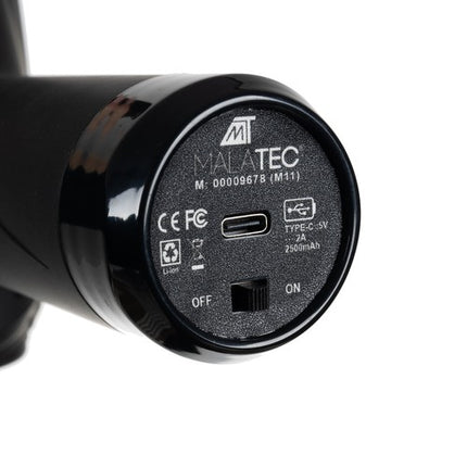 Malatec Massagepistool - Inclusief Koffer - 10 Accessoires - 30 Snelheden - Zwart