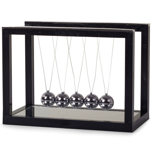 Newton pendel balance ballen zwarte basis