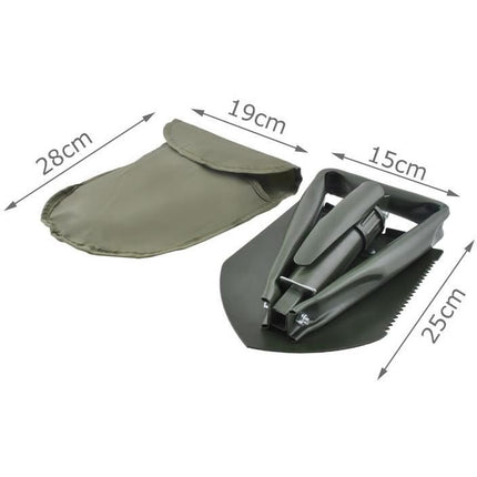 Opvouwbare multifunctionele camping folding survival schop 58,5 x 15 cm