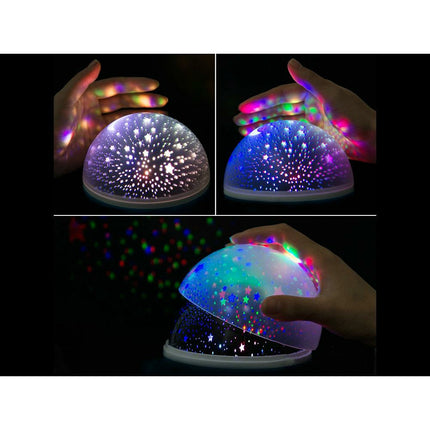 Star Master Dream Projector Lamp Blauw – Sterrenhemel Nachtlamp Kinderen – Roterende Sterren Projector