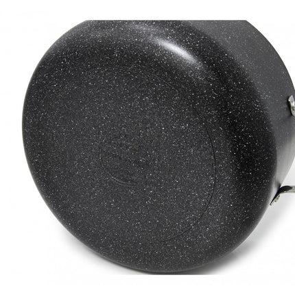 Korkmaz Galaksi Kookpan 24 cm – Aluminium Pan 5L Met Non-Stick Coating, Glazen Deksel en Schenktuit – Geschikt Voor Inductie en Alle Warmtebronnen