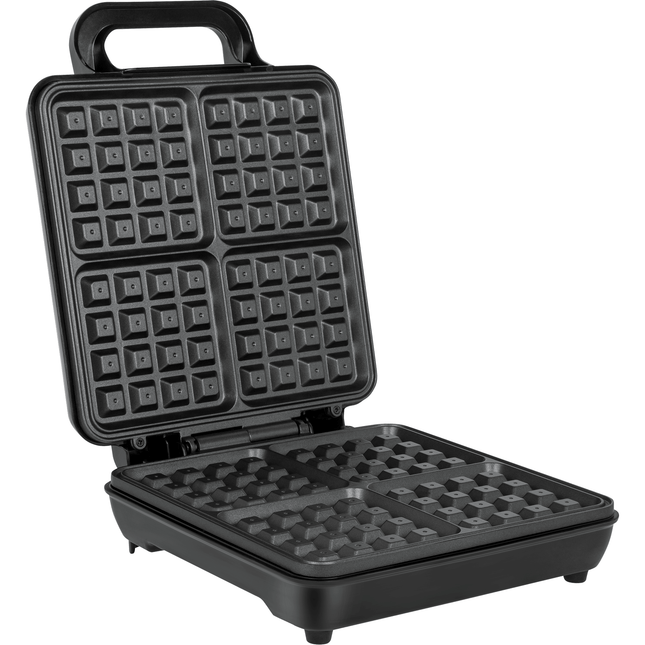 Wafelijzer voor 4 Wafels 1100W – Belgisch Wafelijzer – Grote Vierkante Wafels