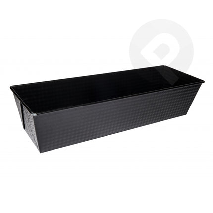 Inmet cake / brood bakvorm 35 x 12 x 8 cm zwart