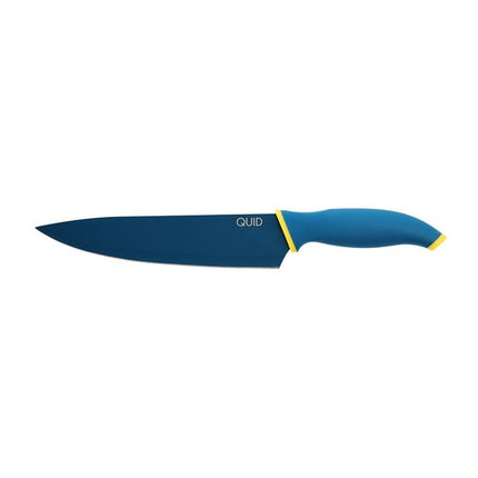 Quid Astral koksmes 20 cm RVS blauw/geel