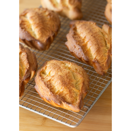 Meyerhoff RVS Afkoelrek / Taartrooster – 37,5 x 25,5 cm – Zilverkleurig Rechthoekig Rooster – Voor Cake, Koekjes & Gebak – Duurzaam & Ruimtebesparend