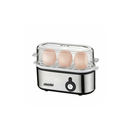 Mesko eierkoker RVS voor 3 eieren MS 4485 zwart/zilver Mesko