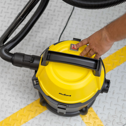 Rebel Wet & Dry Industriële Nat en Droog Stofzuiger - Bouwstofzuiger 15L 1400W - Krachtige Multifunctionele Zuiger