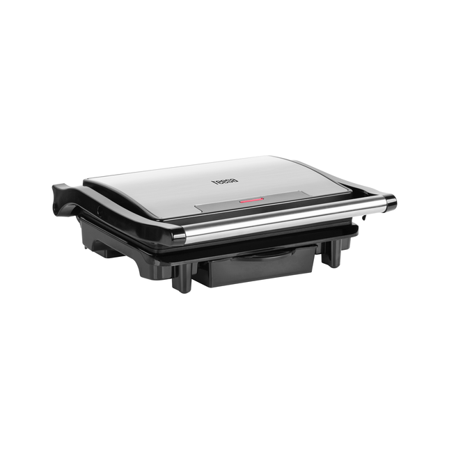 Teesa elektrische contact/ panini grill 1500 Watt RVS TSA3232