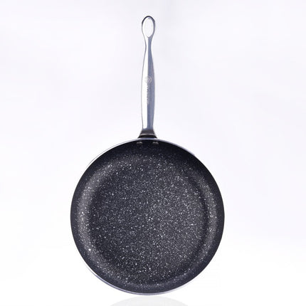 Korkmaz Galaksi Koekenpan 24 cm – Aluminium Pan 1.8L Met Volkanit Antiaanbaklaag – Geschikt Voor Inductie en Alle Warmtebronnen