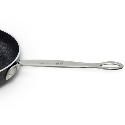 Korkmaz Galaksi Koekenpan 24 cm – Aluminium Pan 1.8L Met Volkanit Antiaanbaklaag – Geschikt Voor Inductie en Alle Warmtebronnen