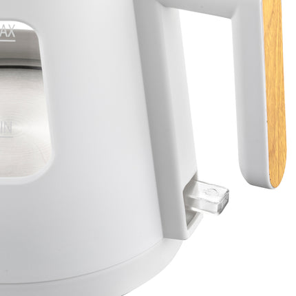 Botti Vivien glazen waterkoker – 0,9 L – 1000 W – Wit – Professional Series – Stijlvol design & veiligheid