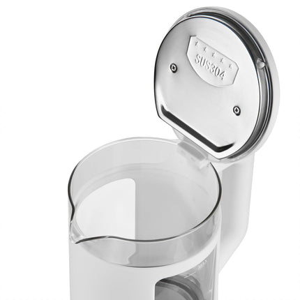 Botti Carter glazen elektrische waterkoker 1,5L – 1350W – Wit – Compacte en veilige waterkoker met LED-verlichting