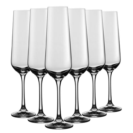 Florina Australia set van 6 exclusieve champagne glazen 260 ml