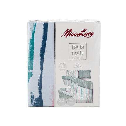 Bella Notta Marla Dekbedovertrek 200x220 cm – Luxe Satijnkatoen Hotelkwaliteit – Dubbelzijdig – Inclusief 2 Kussenslopen – Oeko-Tex