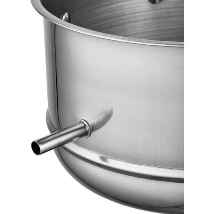 Florina professionele 6-delige sapcentrifuge pan/ juicer en stoompan voor op het fornuis 5L RVS