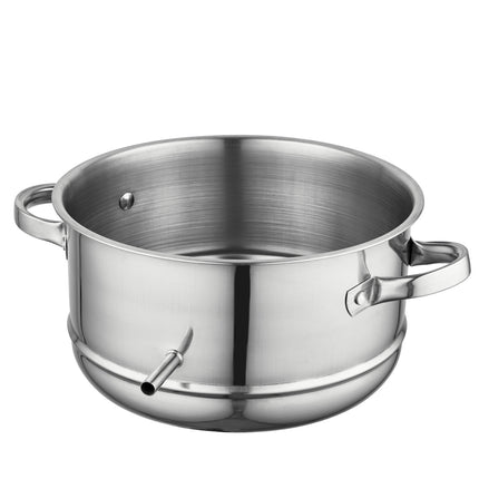 Florina professionele 6-delige sapcentrifuge pan/ juicer en stoompan voor op het fornuis 5L RVS