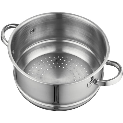Florina professionele 6-delige sapcentrifuge pan/ juicer en stoompan voor op het fornuis 5L RVS