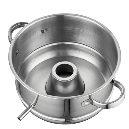 Florina professionele 6-delige sapcentrifuge pan/ juicer en stoompan voor op het fornuis 5L RVS