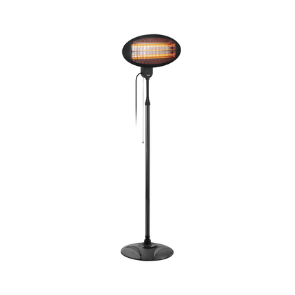 Teesa elektrische terrasverwarmer met 3 standen en 45° kantelhoek TSA8050