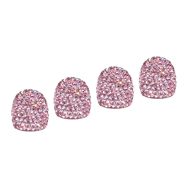 TT-products ventieldoppen Pink Diamond 4 stuks roze