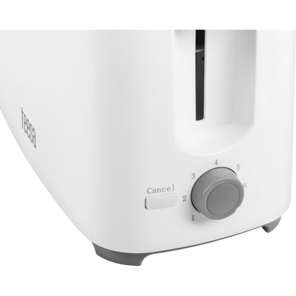 Teesa broodrooster voor 2 sneetjes brood 700 Watt wit TSA3301