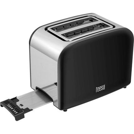 Teesa broodrooster voor 2 sneetjes brood met 6 toast opties 850W RVS TSA3300