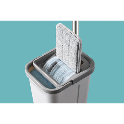 Teesa New Clean R13 dweilset met 2 in 1 spoel- en wringemmer 5,7 liter TSA0045