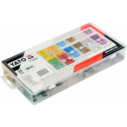 YATO maxi autozekeringen assortiment YT-83140 24 stuks